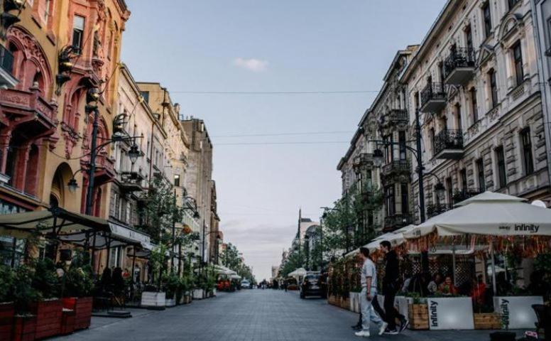Piotrkowska Mainstreet & Secure Appartement Łódź Buitenkant foto